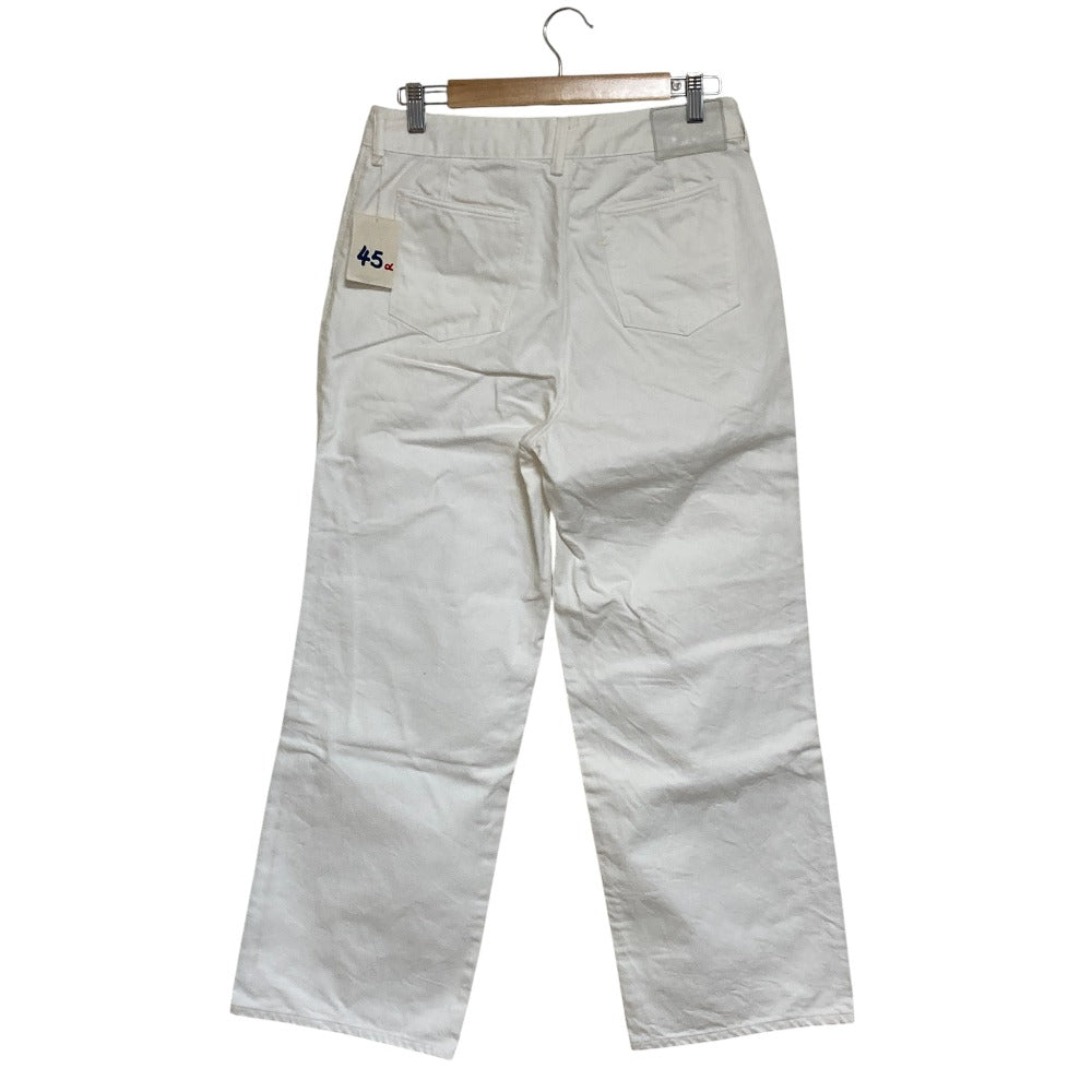 フォーティファイブアール シャルロット ホワイトデニム ジーンズ