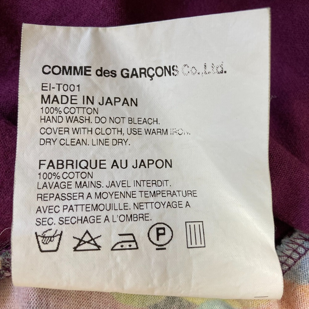 ガンリュウ 惑星プリントアシンメトリーオーバーサイズTシャツ