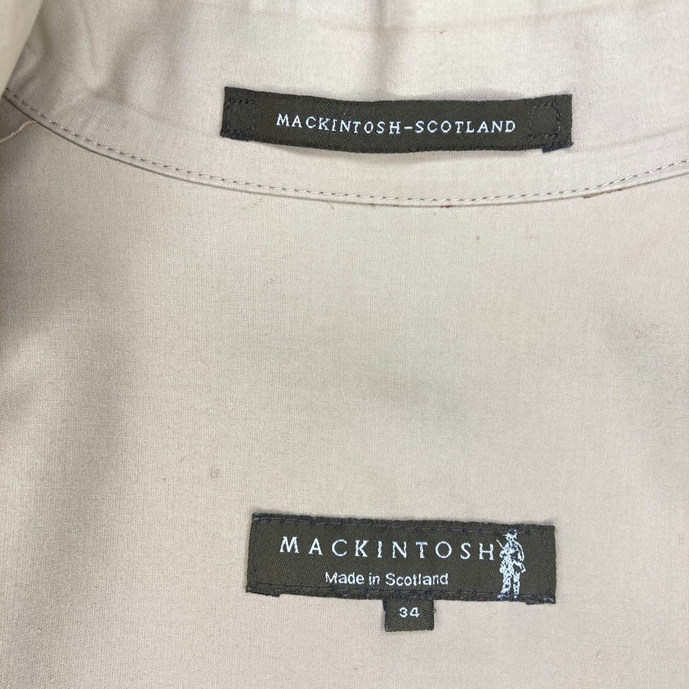 マッキントッシュ ゴム引きステンカラーコート