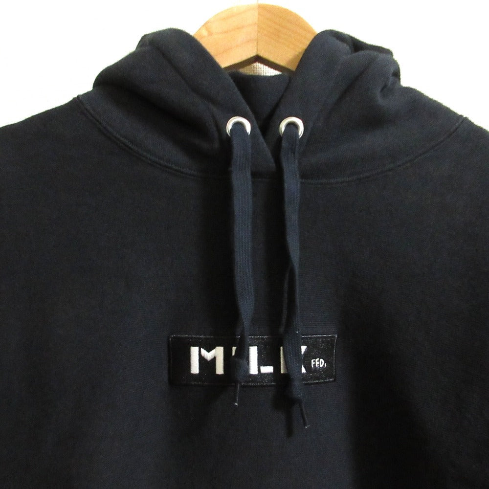 ミルクフェド BAR SWEAT HOODIE スウェットパーカー