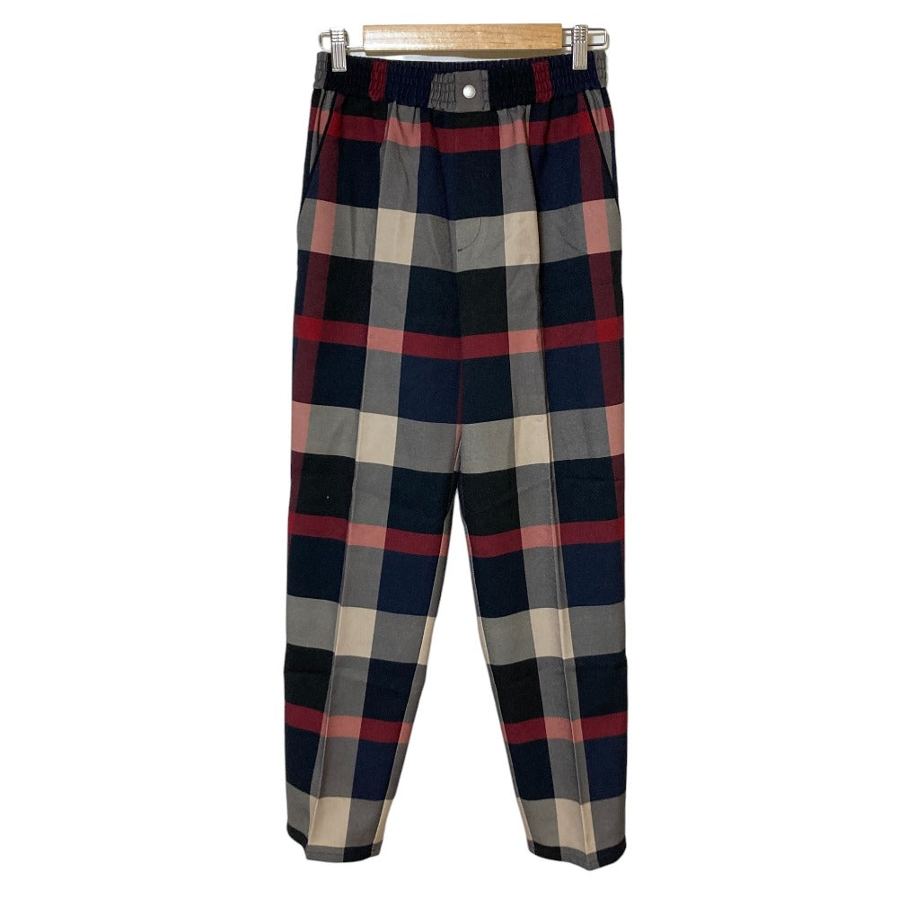 シービークレストブリッジ チェックテーパードパンツ