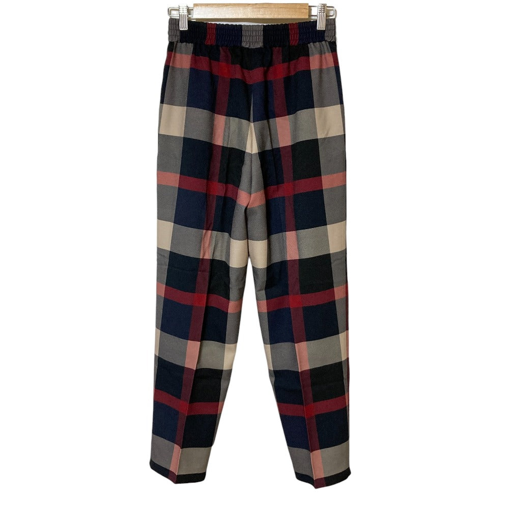 シービークレストブリッジ チェックテーパードパンツ