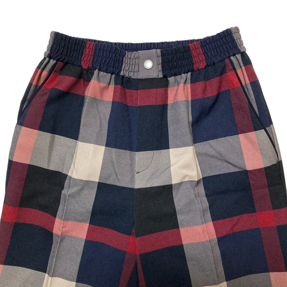 シービークレストブリッジ チェックテーパードパンツ