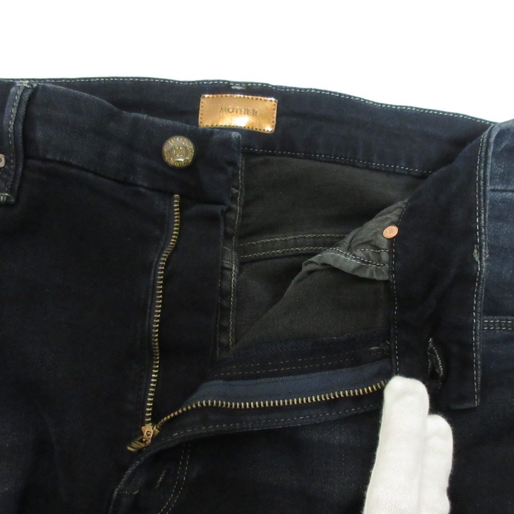 マザー The Looker Ankle Fray ストレッチデニムパンツ