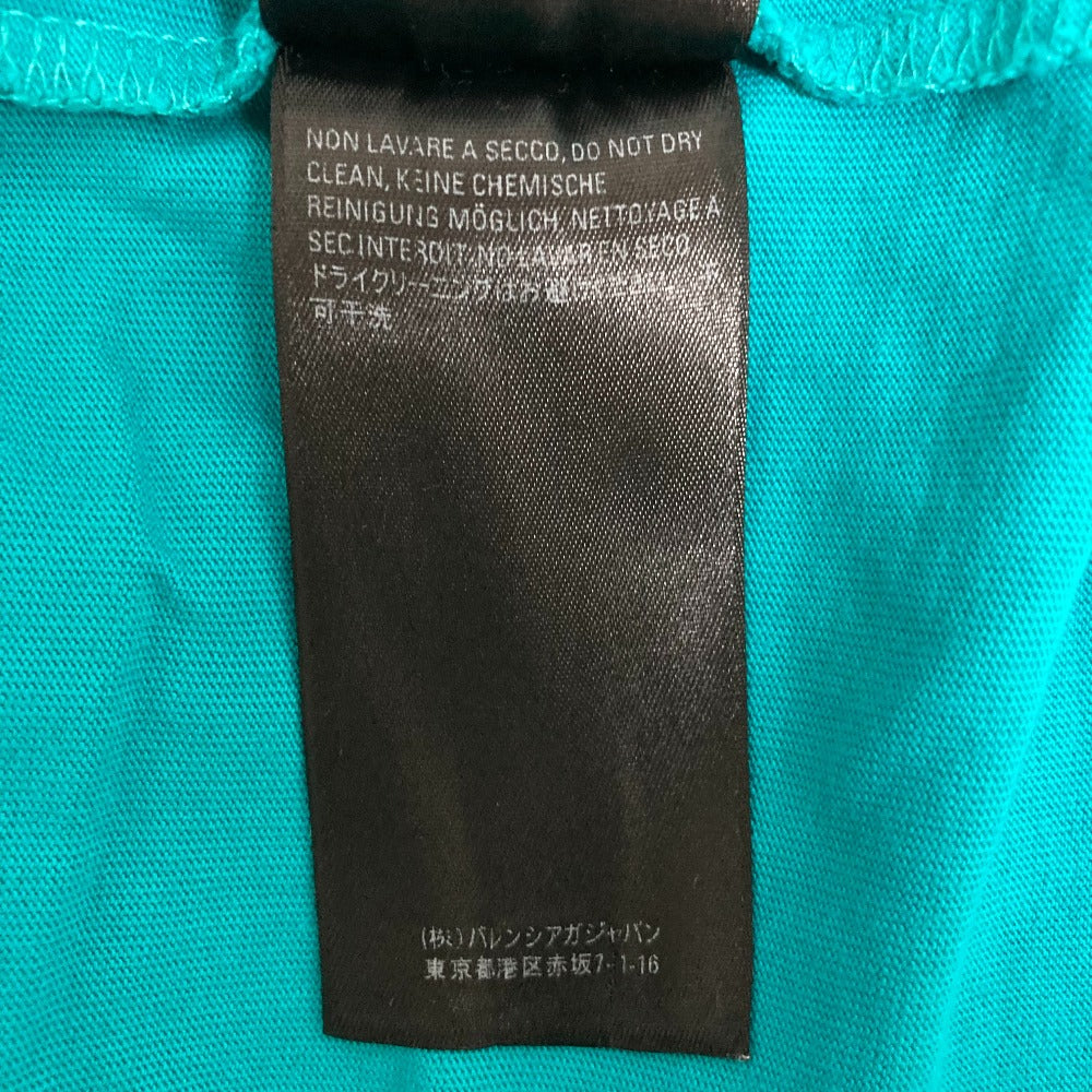 バレンシアガ ロゴプリント デストロイ加工Tシャツ
