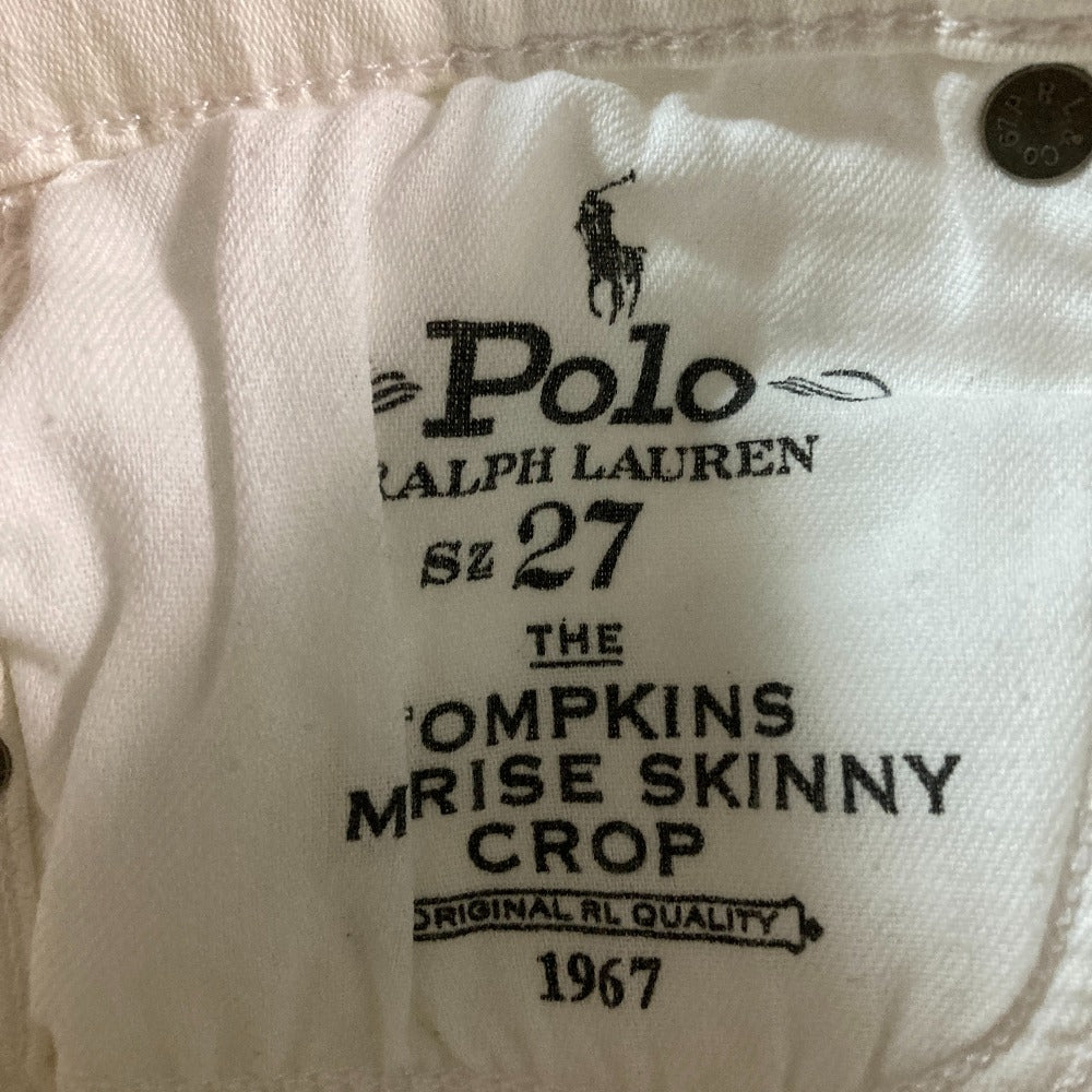 ポロラルフローレン TOMPKINS MID RISE SKINNY CROP デニムパンツ