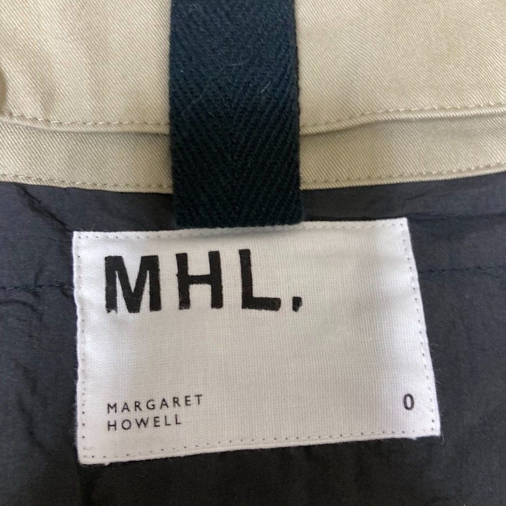 マーガレットハウエル PROOFED COTTON NYLON TWILLステンカラーコート