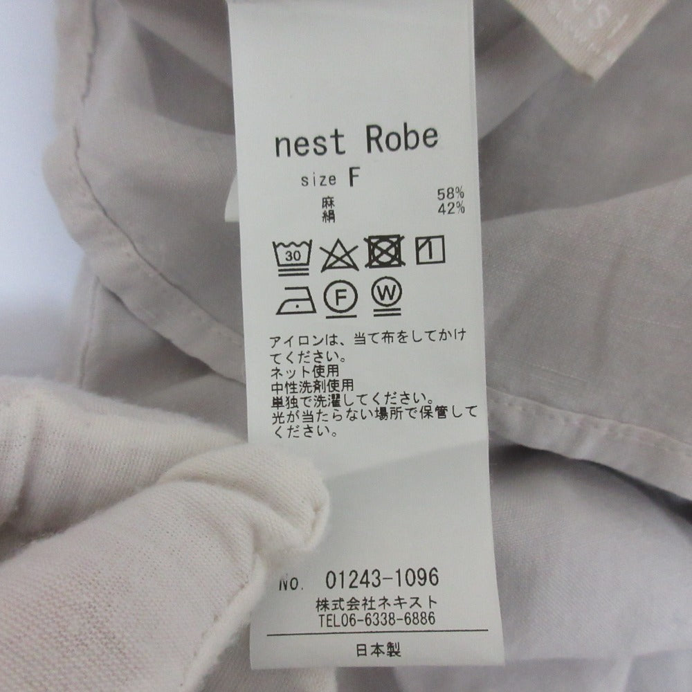 ネストローブ リネンシルクブラウス