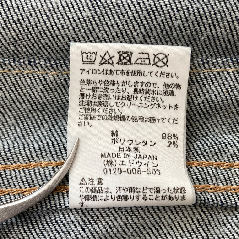 サムシング デニムフレアオーバーオール