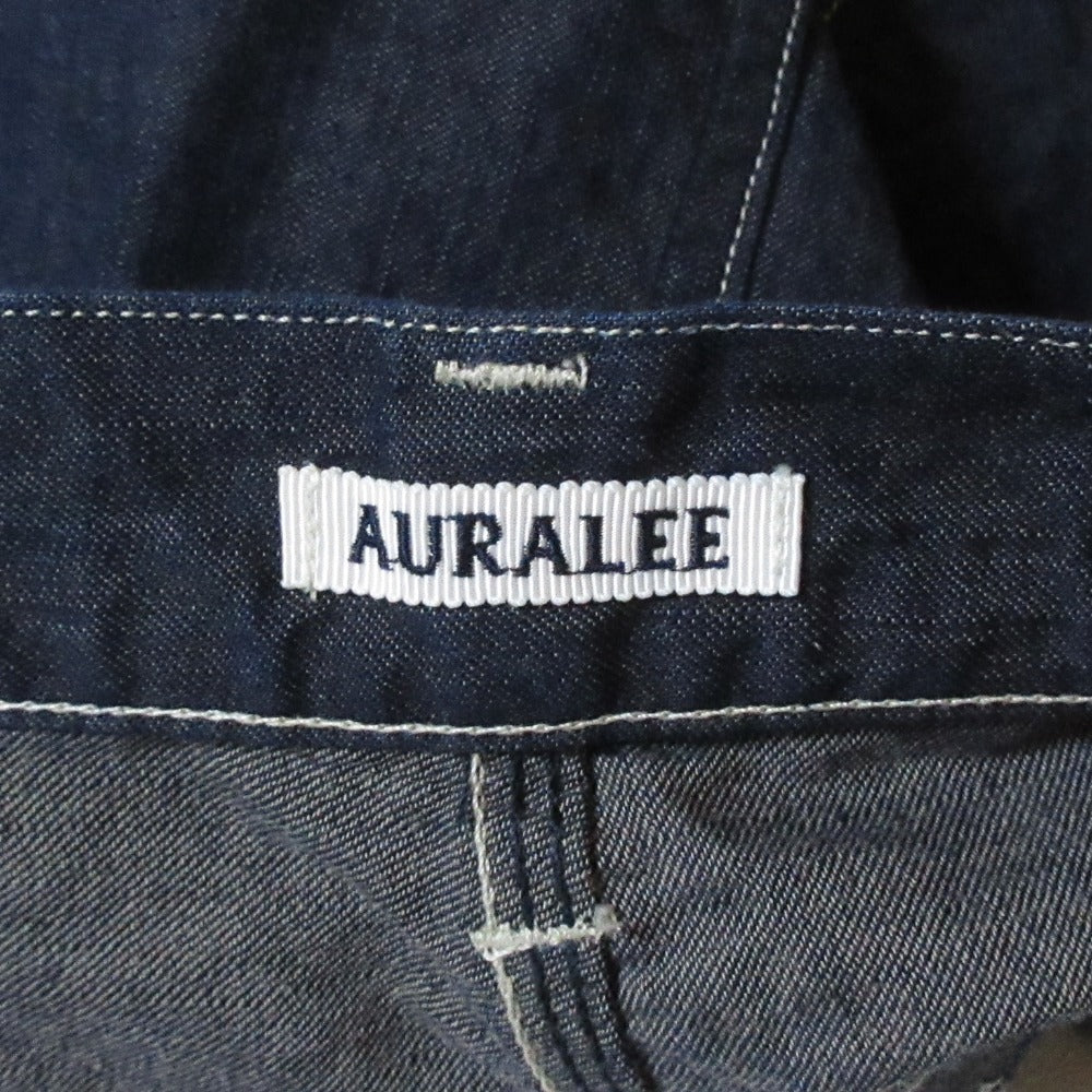 オーラリー HARD TWIST LIGHT DENIM スカート