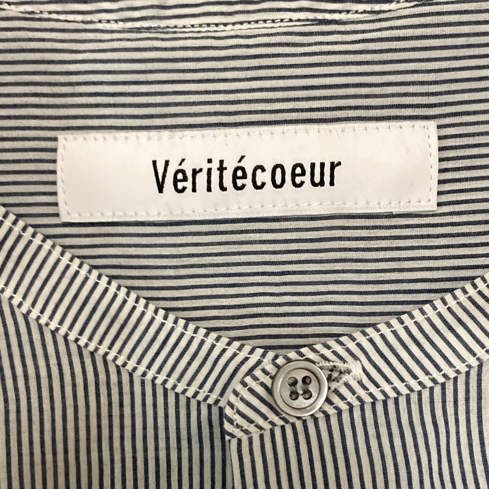 ヴェリテクール STAND COLLAR BASIC SHIRT シャツ