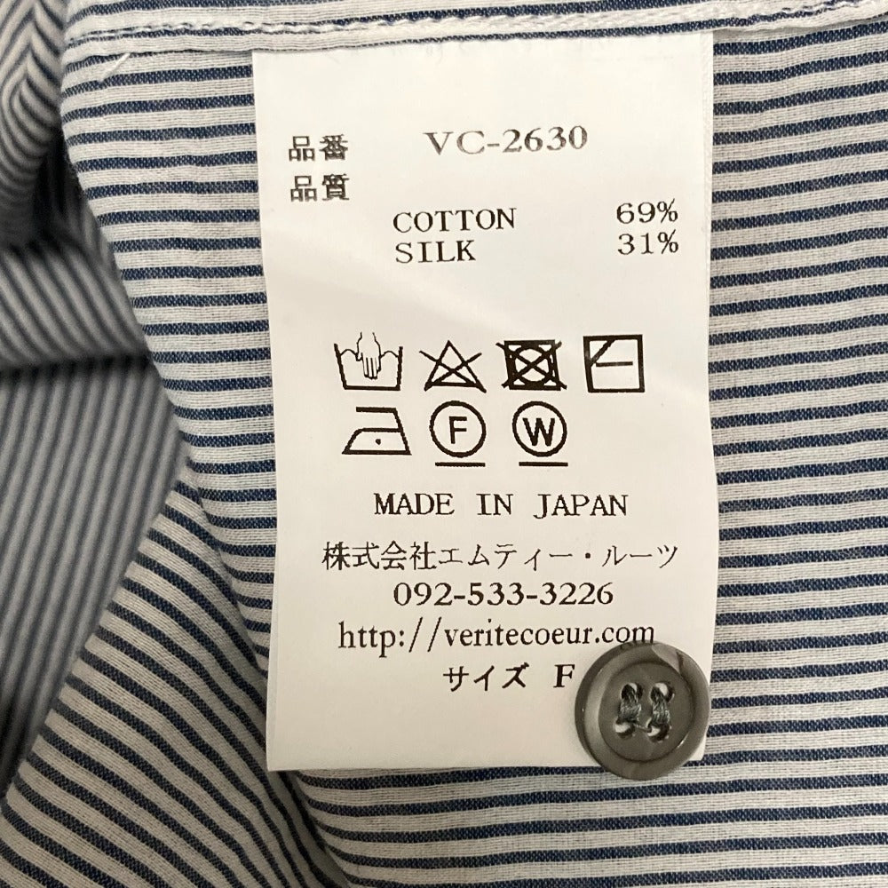 ヴェリテクール STAND COLLAR BASIC SHIRT シャツ