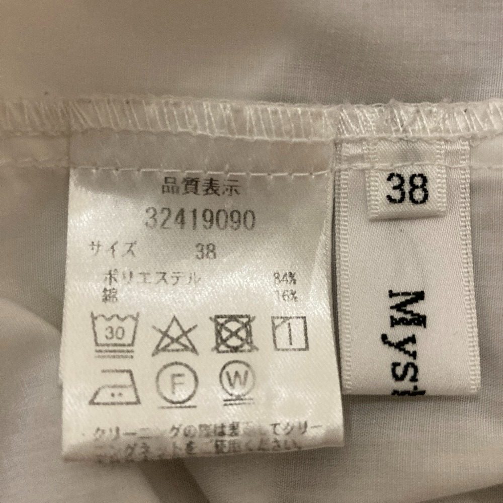 マイストラーダ パールスリーブボウタイシフォンブラウス
