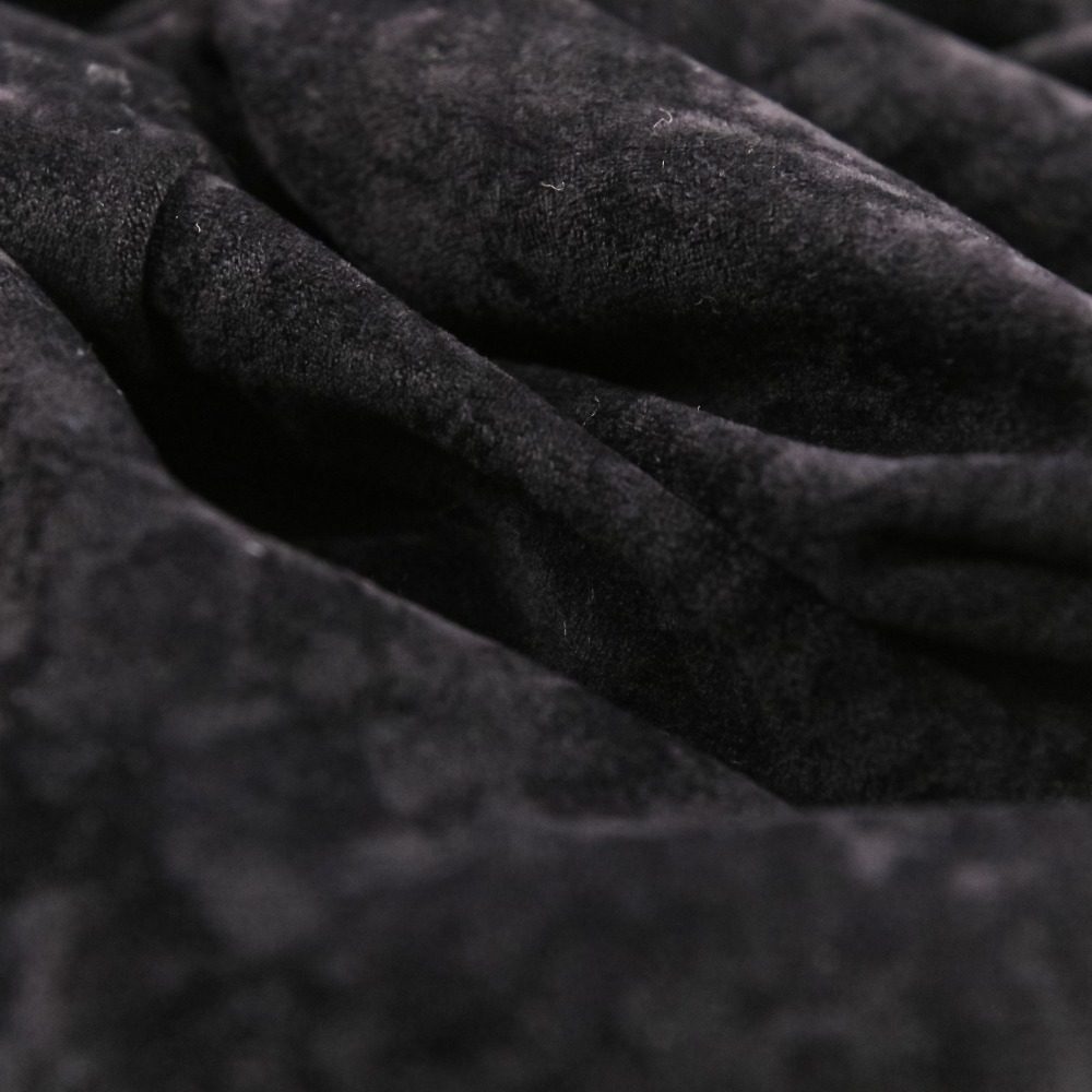 フェティコ VELOUR SHEER CUT HEM DRESS ベロアワンピース