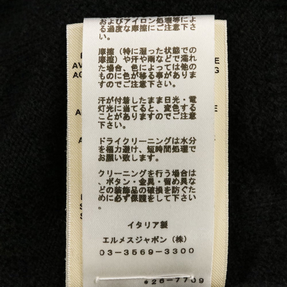 エルメス サイズ34 ウールニットカーディガン