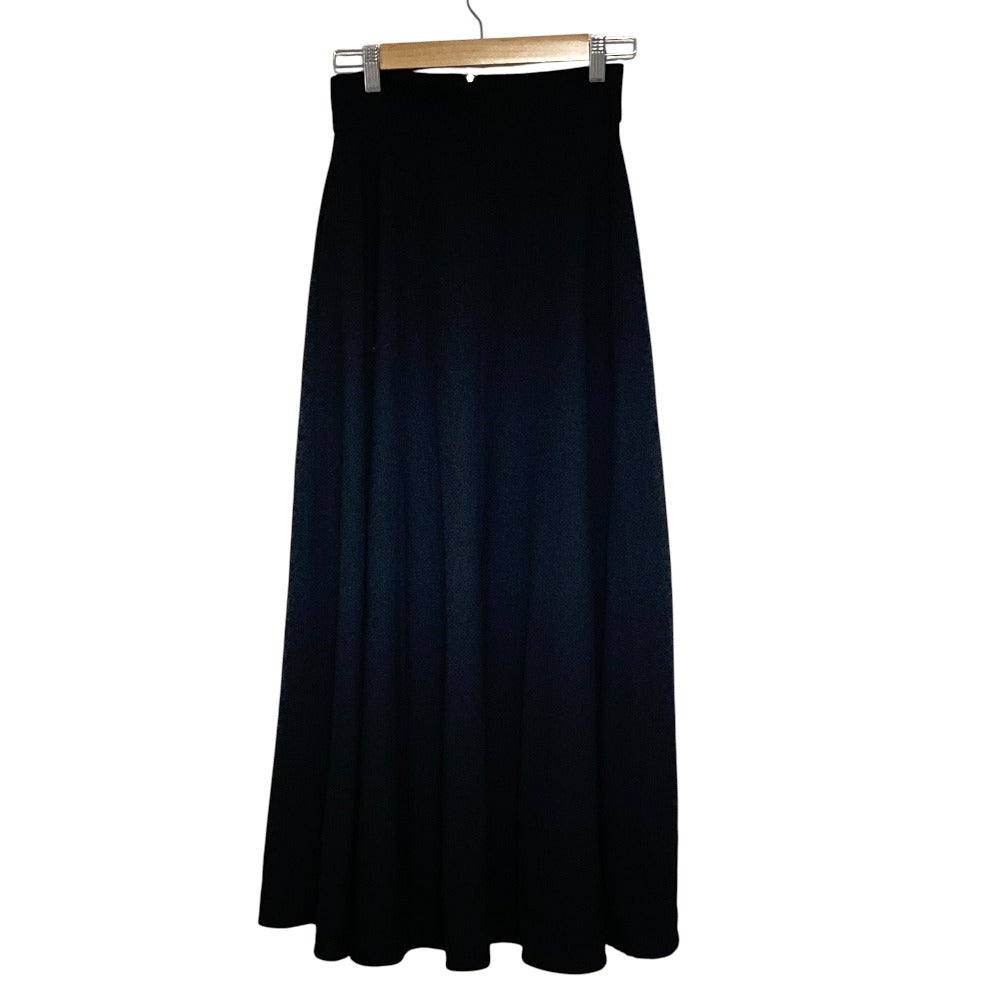 クラネ W FACE FRONT ZIP FLARE SKIRT ロングスカート