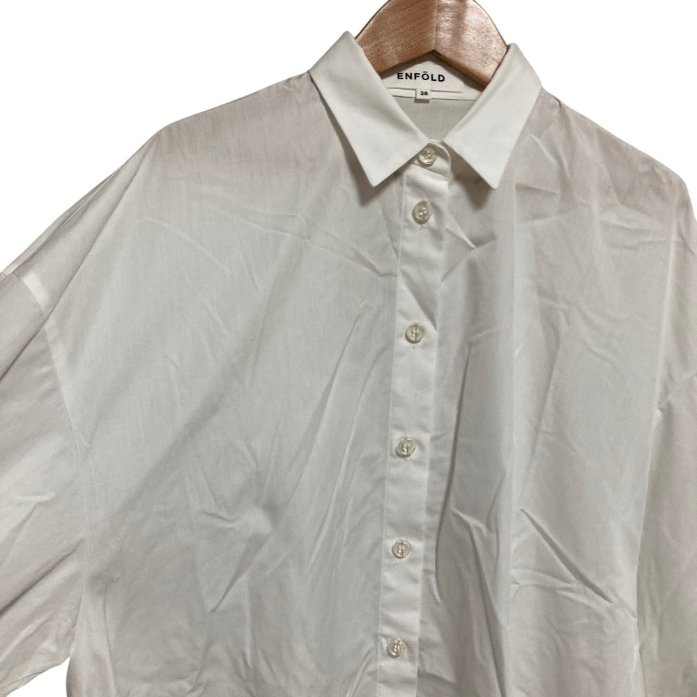 エンフォルド BALLON HEM SHIRT 長袖シャツ