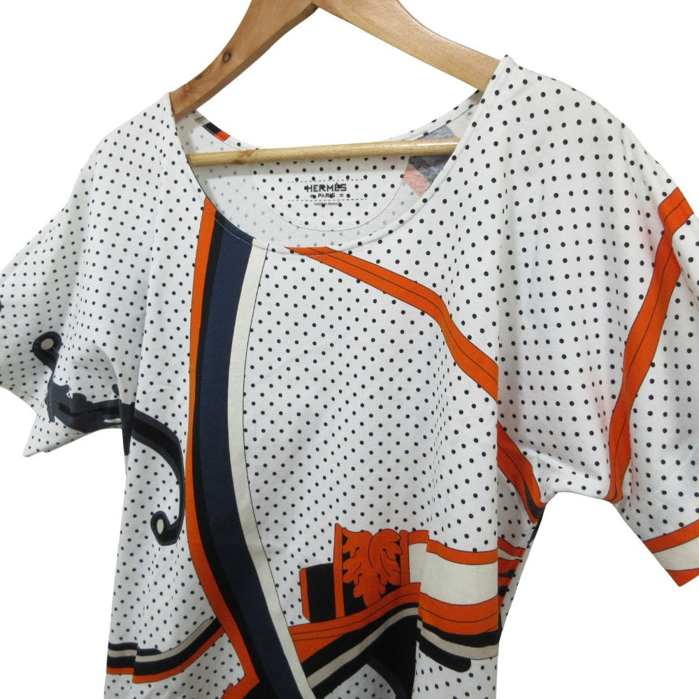 エルメス WASHINGTON’S CARRIAGE ジャージーショートスリーブTシャツ38