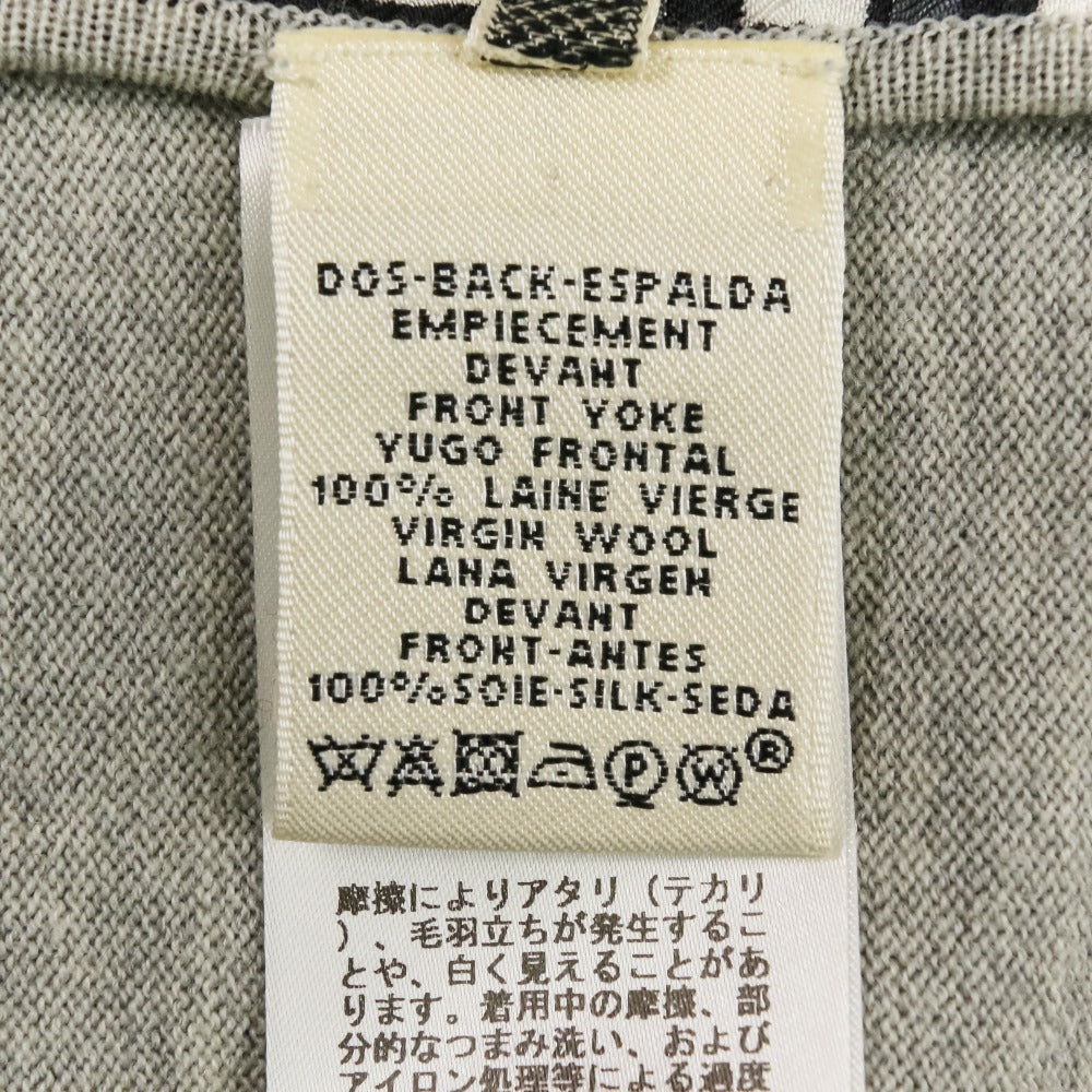 エルメス コマンドパルティキュリエ Colliers et chiens ツイルレーヌノースリーブワンピース38