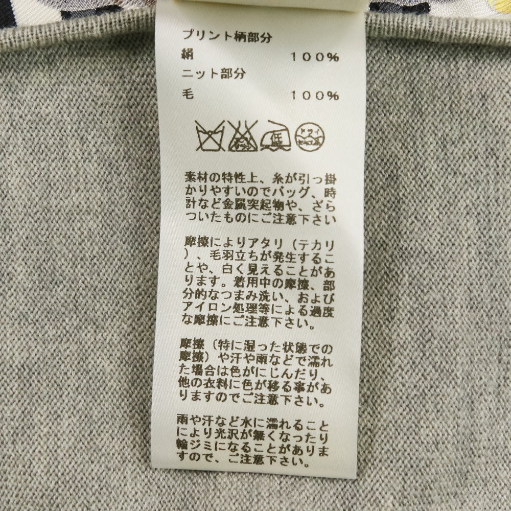 エルメス コマンドパルティキュリエ Colliers et chiens ツイルレーヌノースリーブワンピース38