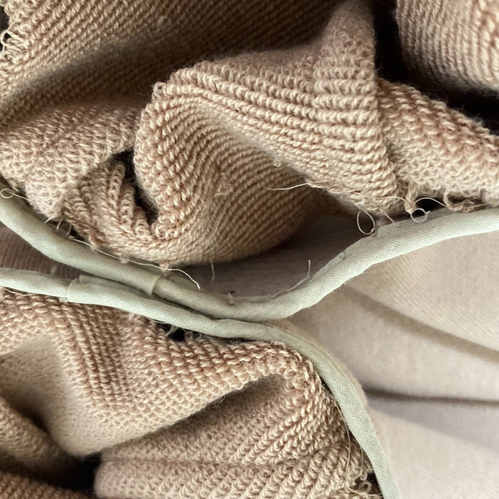 セオリーリュクス SOFT COTTON PILEノーカラーコート コットン ロングコート