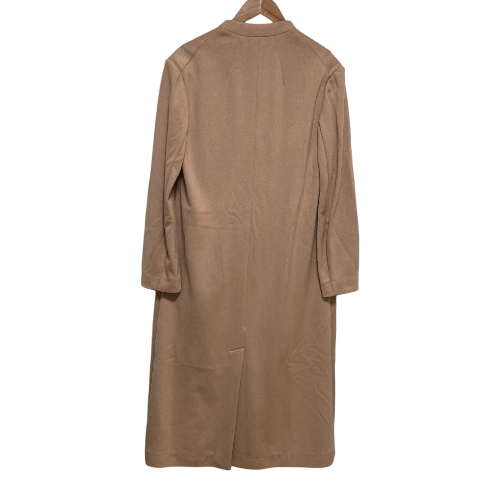 セオリーリュクス SOFT COTTON PILEノーカラーコート コットン ロングコート