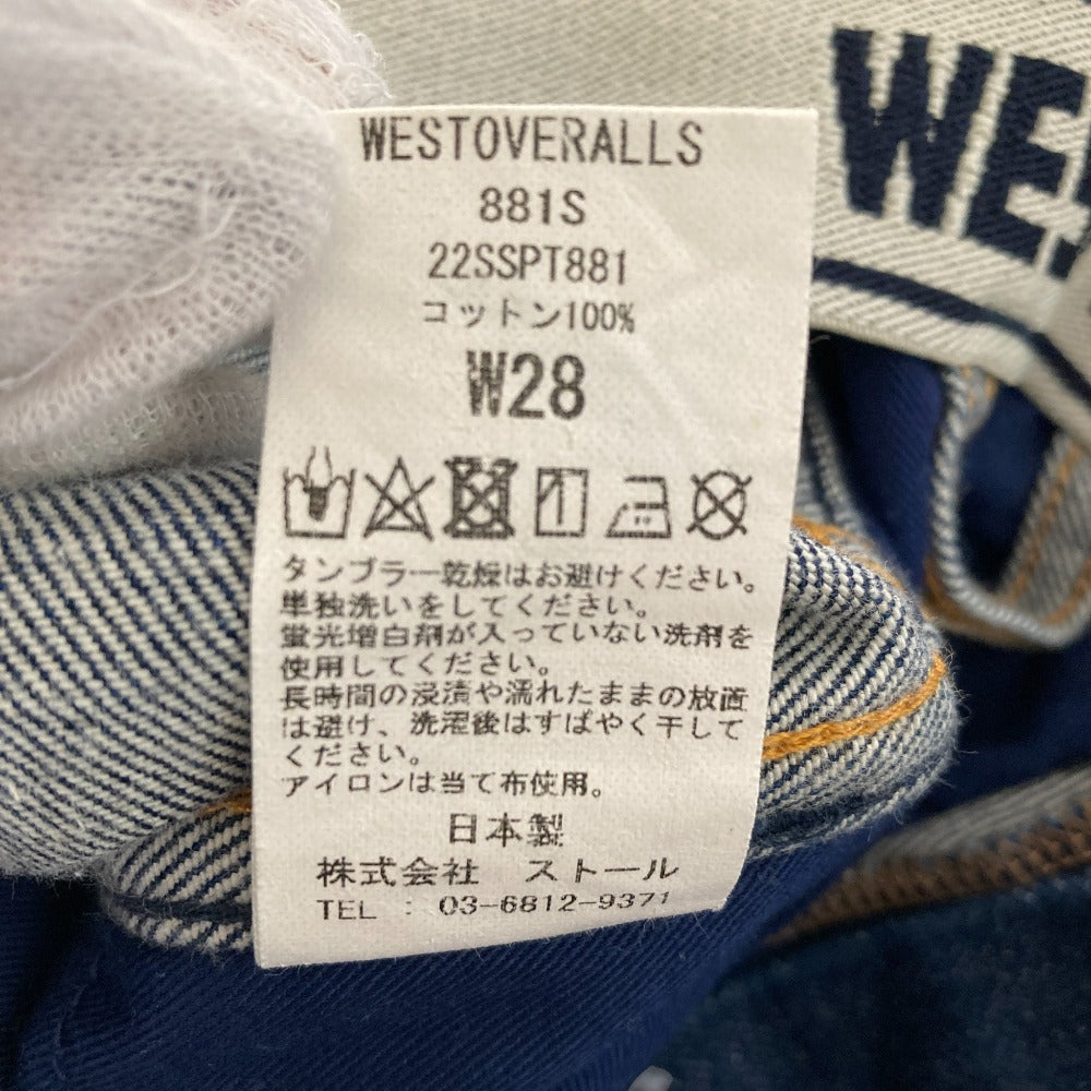 ウエストオーバーオールズ 881S デニムパンツ