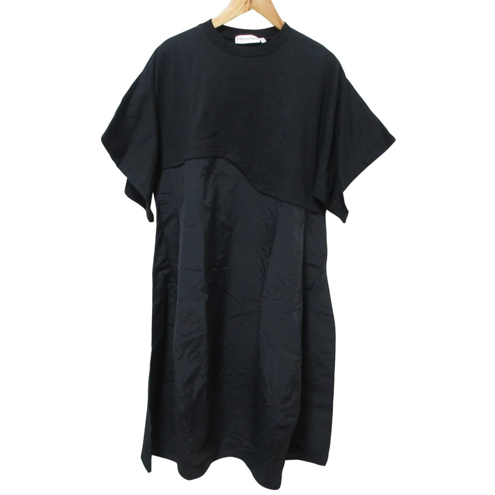 ナゴンスタンス layered-like square-sleeves ドレス