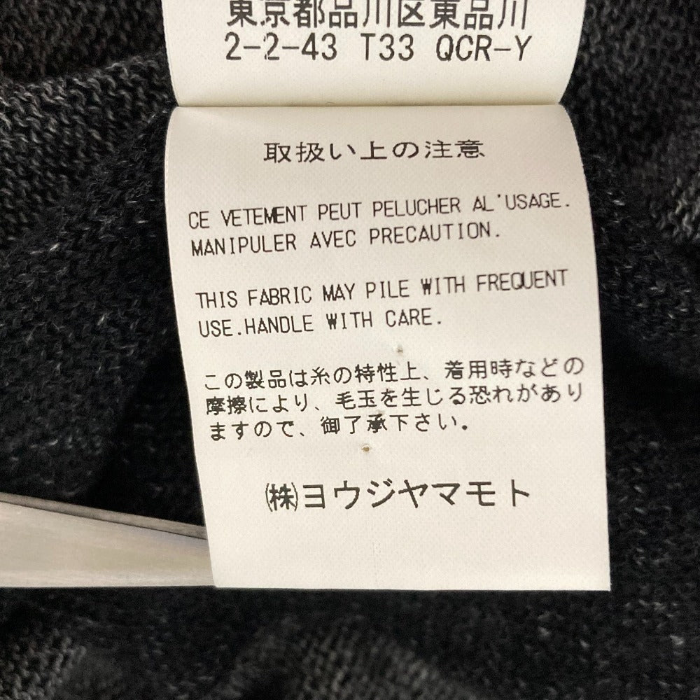 ワイズ アシンメトリー ニットカットソー