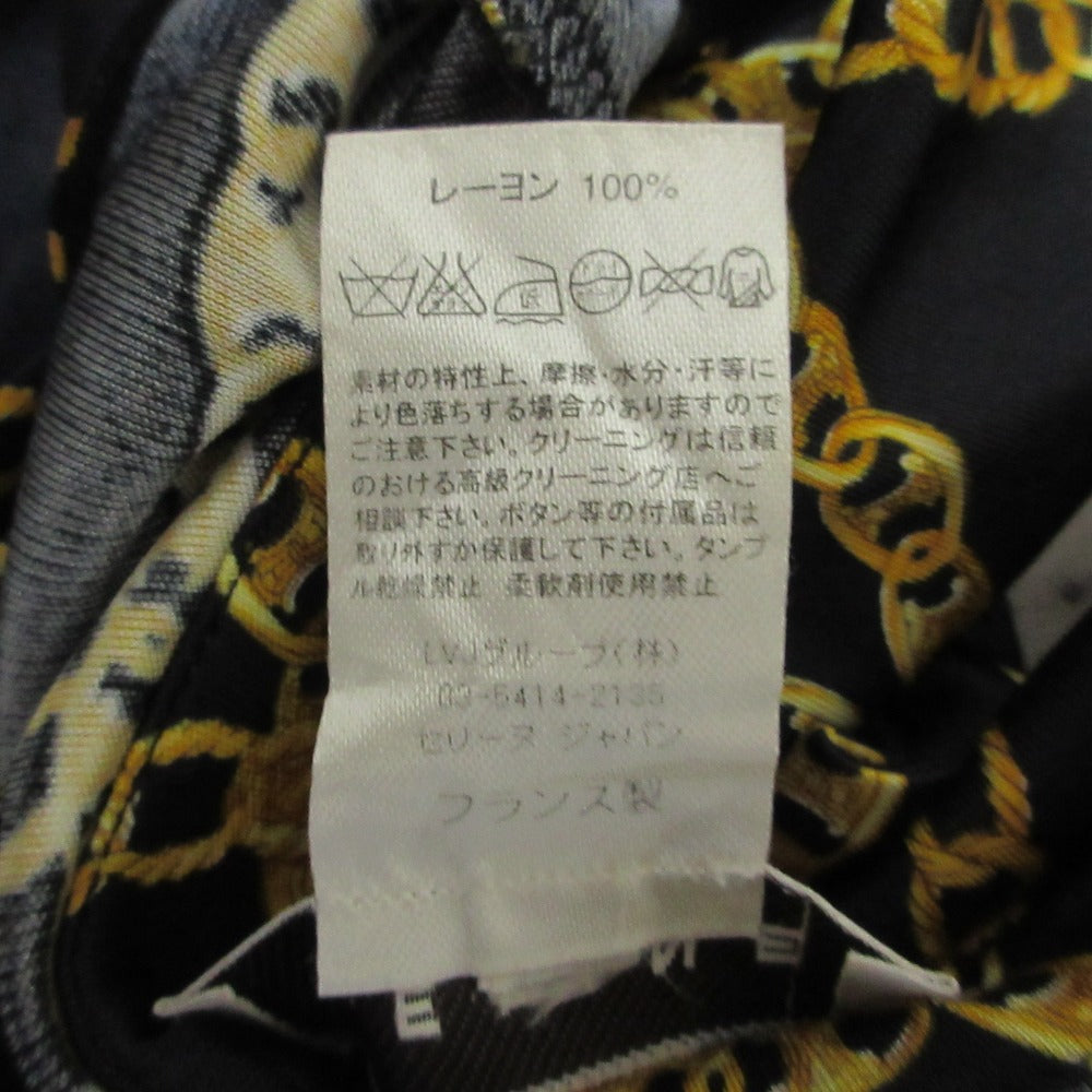 セリーヌ チェーン柄 ストレッチシャツ