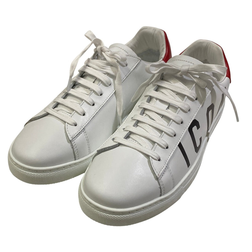 ディースクエアード2 Vitello Stampa Icon New Tennis ヴィッテロスタンパ スニーカー
