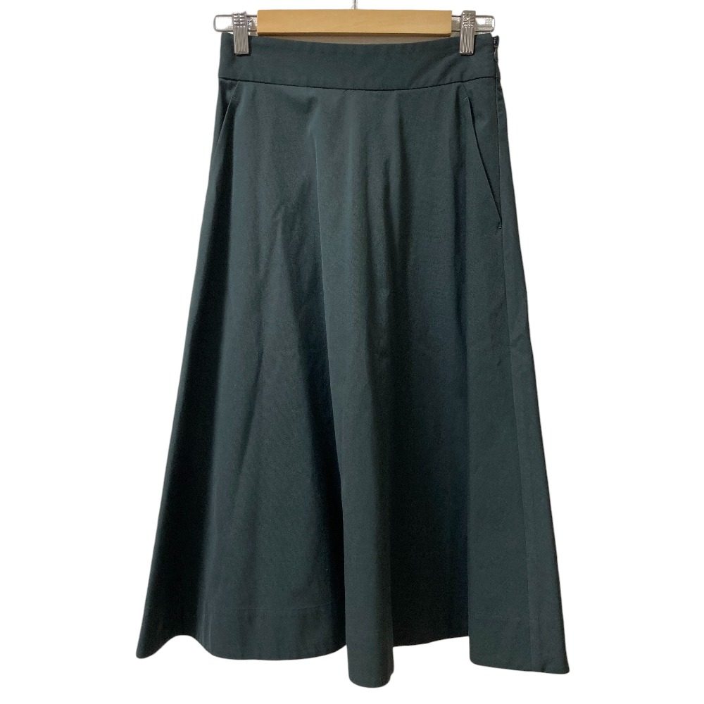マーガレットハウエル FINE WOOL COTTON TWILL フレアスカート