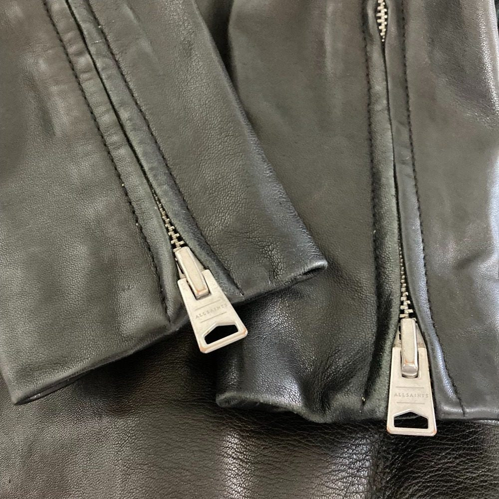 オールセインツ DALBY BIKER ラムレザージャケット
