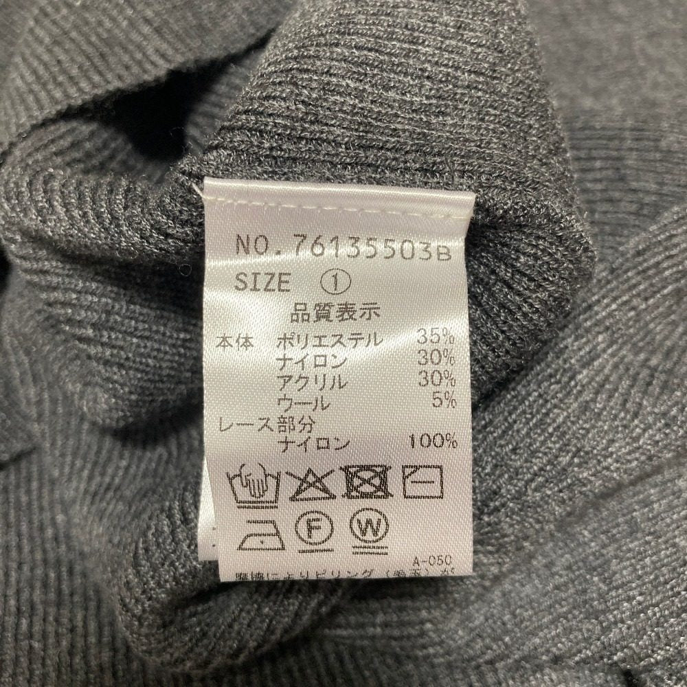 ココディール レースディテールニットワンピース