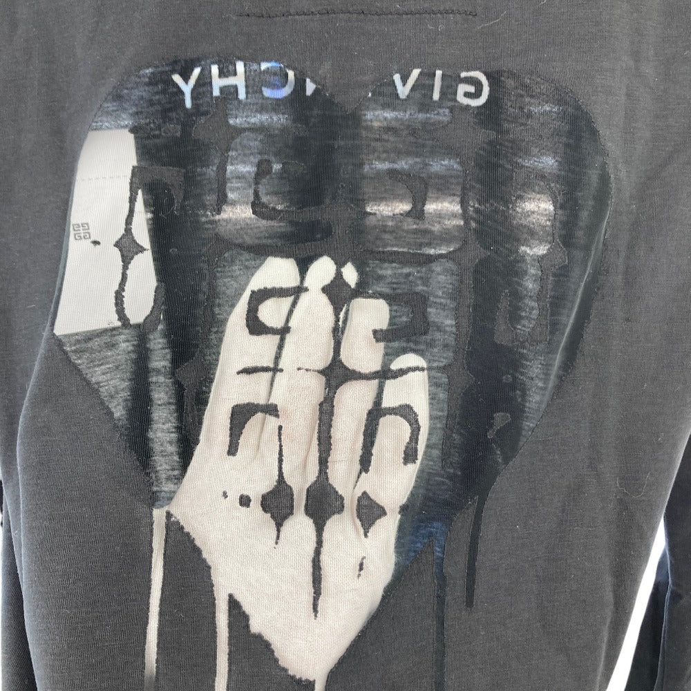 ジバンシィ シアー切替ロングスリーブTシャツ