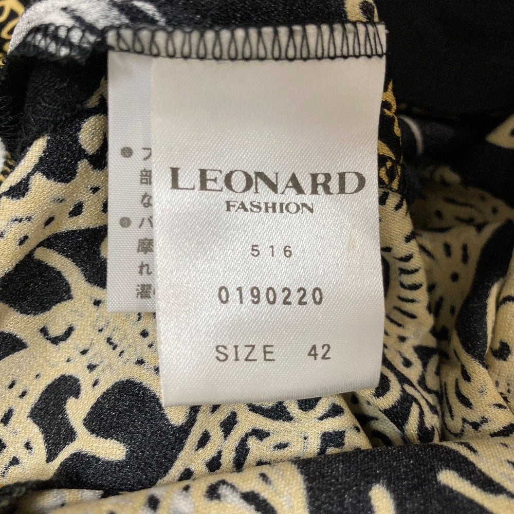 レオナールファッション カンカンストレッチワンピース