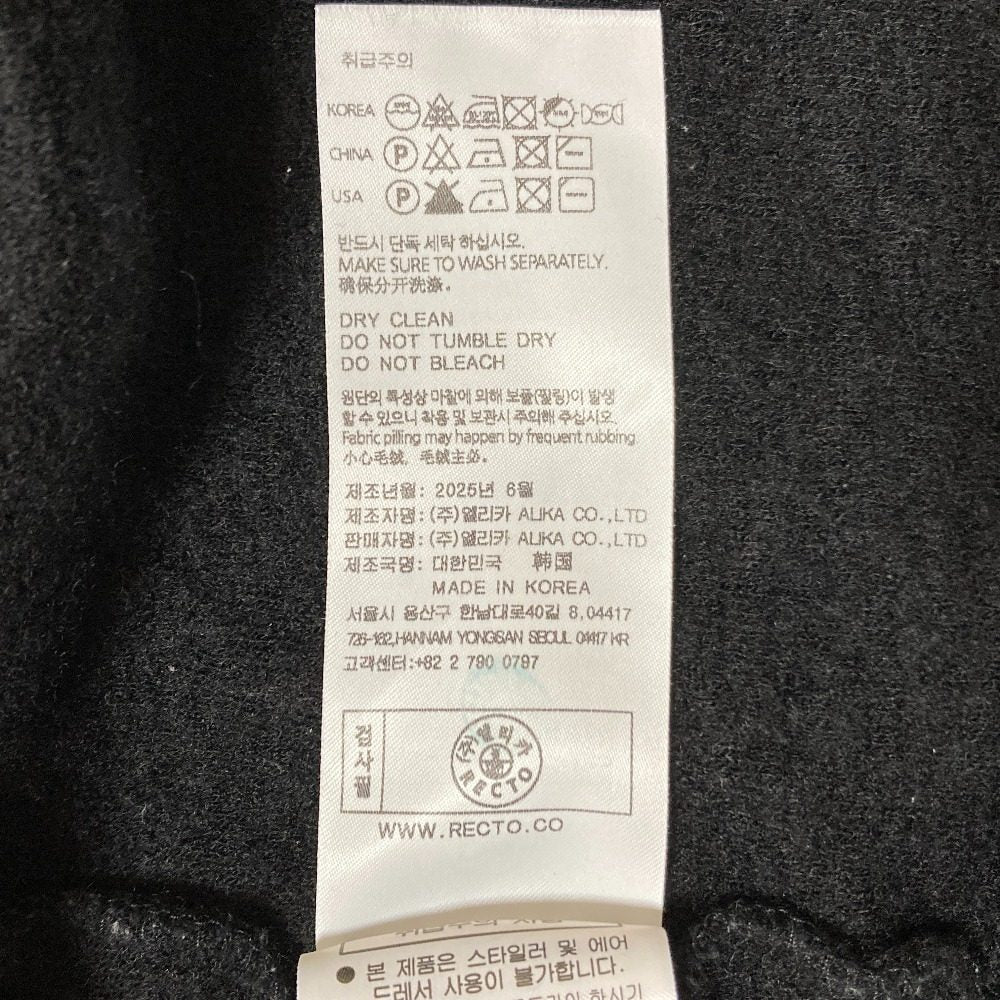 レクト BACK LOGO SWEATSHIRT コットン スウェット