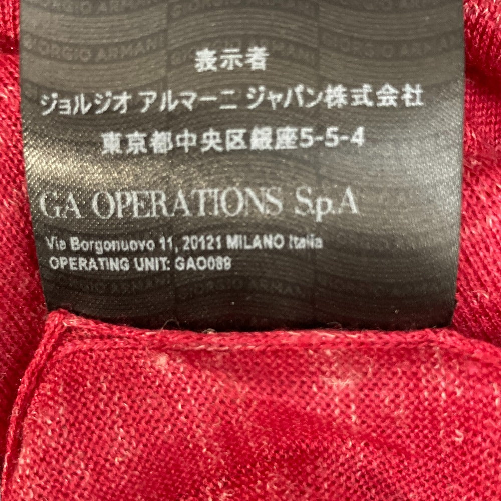 ジョルジオアルマーニ ロゴ刺繍カシミヤブレンドニットセーター