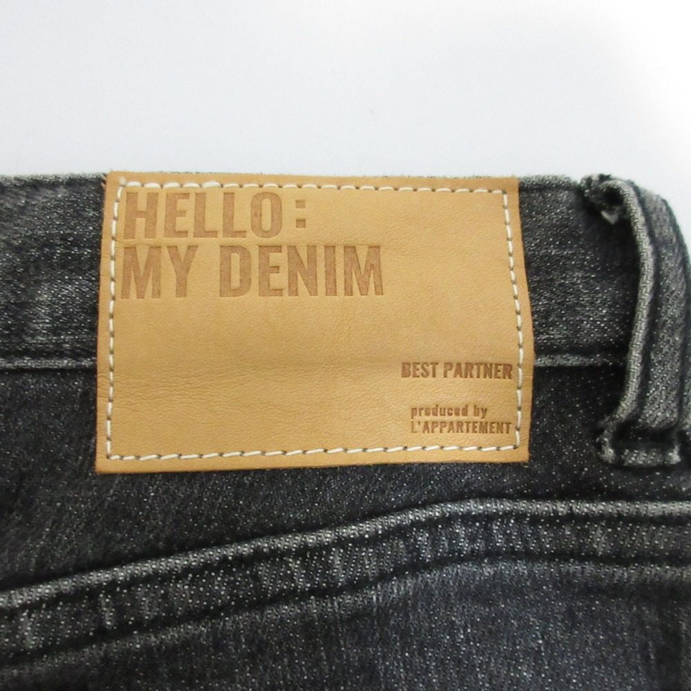 アパルトモン High rise tappered denim デニムパンツ