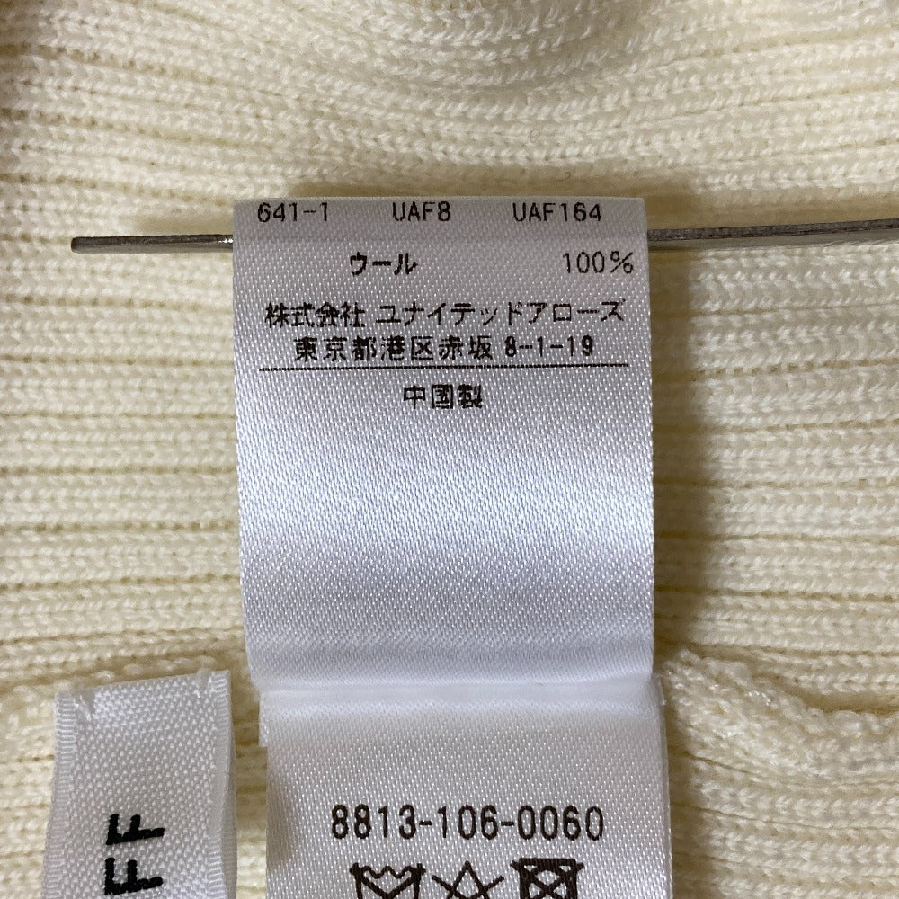 ロエフ ウールリブタートルニット