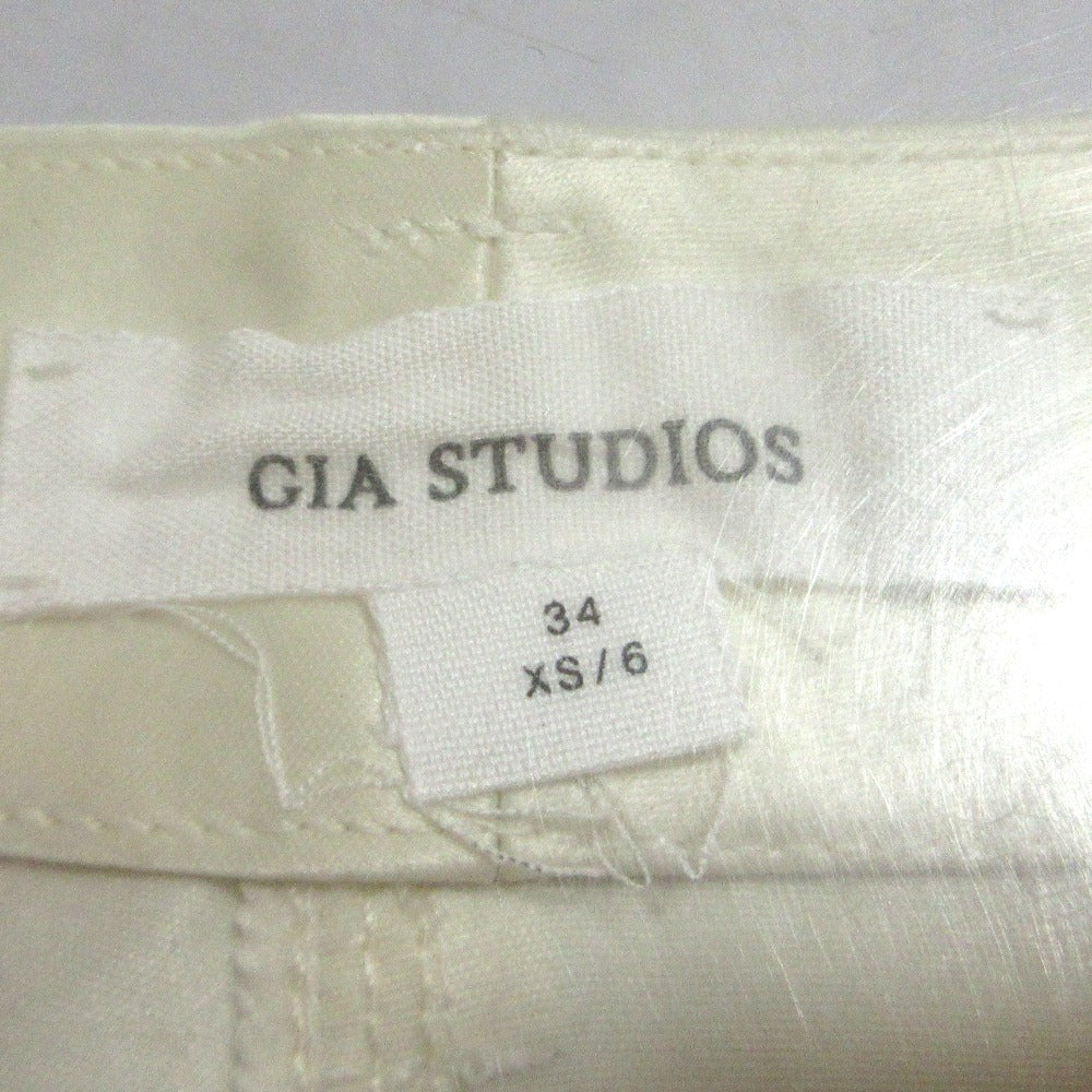 ジアストゥディオス サテンカーゴパンツ