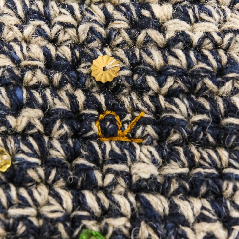 フォーティファイブアール かぎ針ビーズ刺繍ボレロ