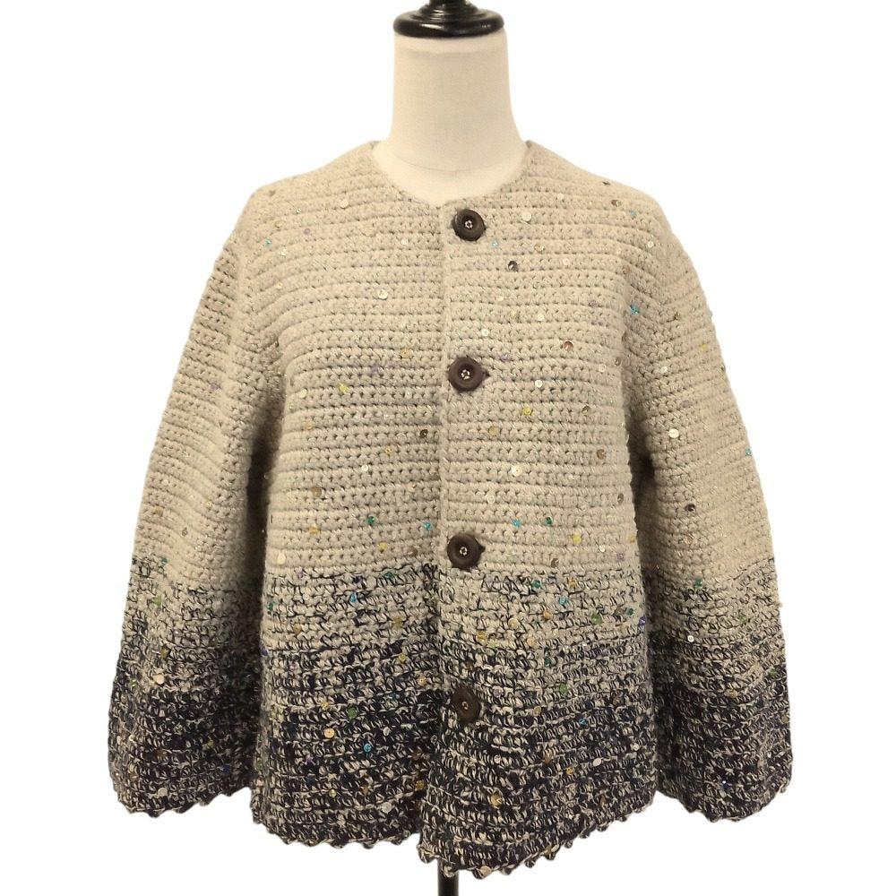 フォーティファイブアール かぎ針ビーズ刺繍ボレロ