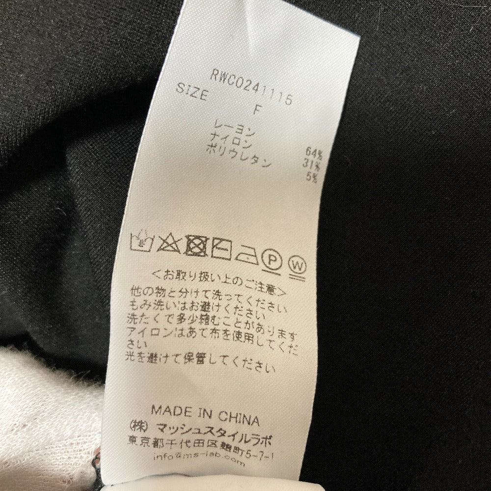 ファーファー ロゴ刺繍ワンピース