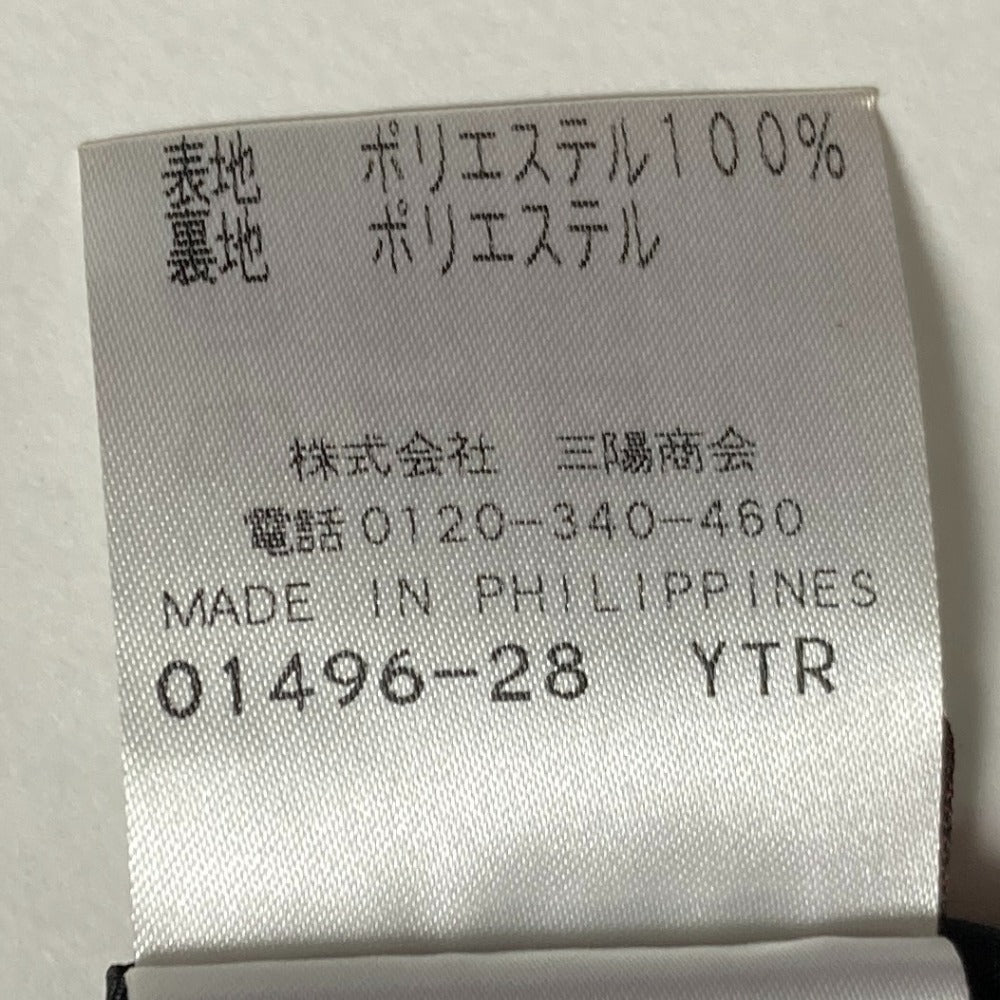 アマカ チェック&フラワーオーナメントプリントワンピース