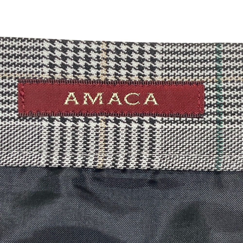 アマカ プリーツコンビスカート