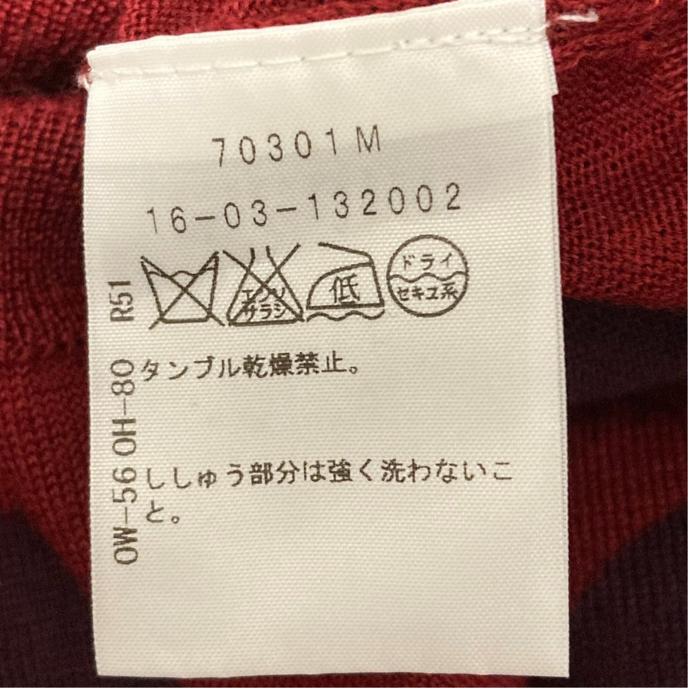ヴィヴィアンウエストウッドレッドレーベル リボンオーブ刺繍ドットカーディガン
