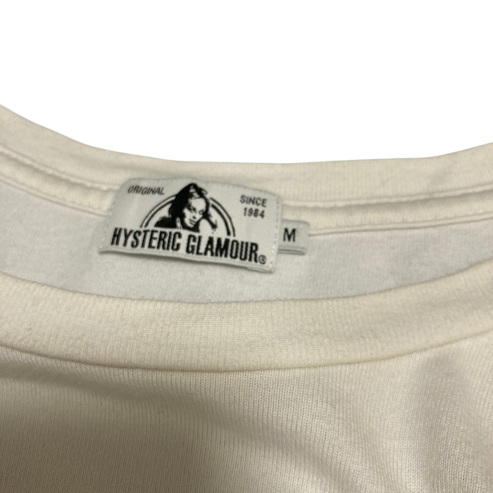 ヒステリックグラマー SCREAM BUNNYプリント コットンTシャツ
