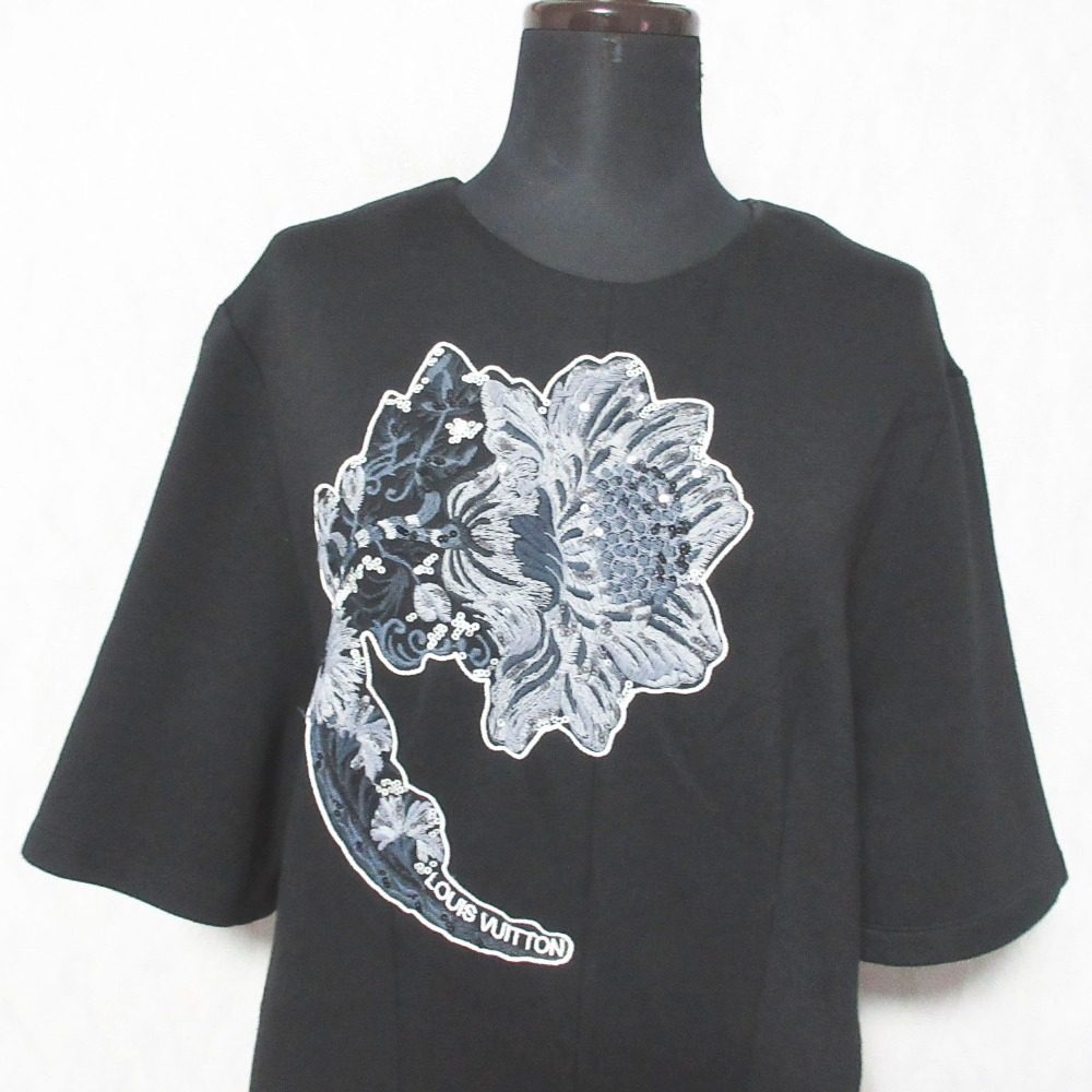 ルイヴィトン 刺繍スパンコールワンピース