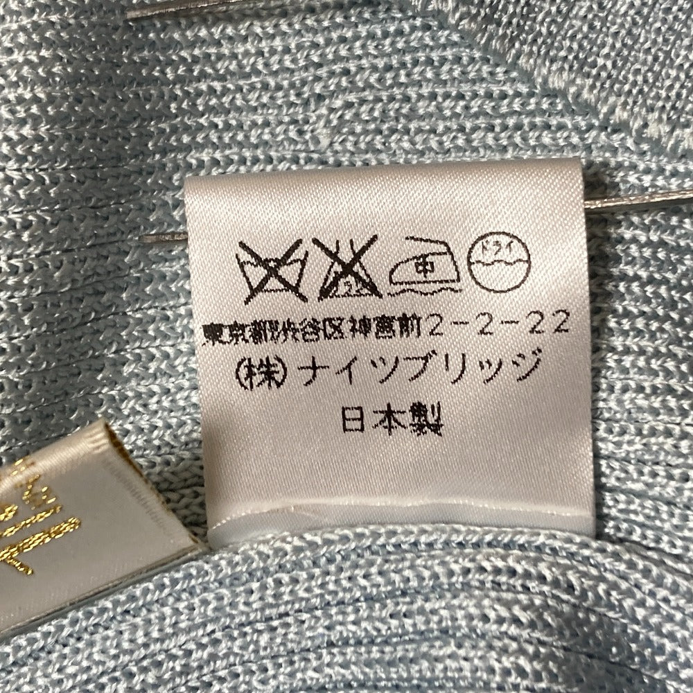 ハロッズ シルクリブニットショートスリーブハイネックトップス